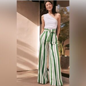 NWT Ann Taylor Tie Waist Wide Leg Pant Size 18